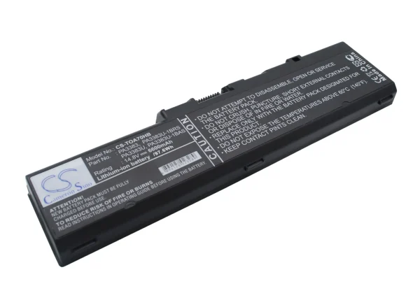 Toshiba Satellite A70, Satellite A70-S2362, Satellite A70-S249, Satellite A70-S2491, Satellite A70-S2492ST, Satellite A70-S256 Series Replacement Battery 6600mAh - Image 3