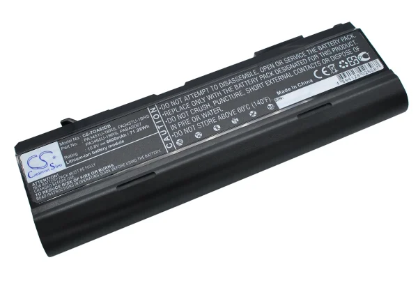 Toshiba Dynabook AX/ 55A, dynabook TW/ 750LS, Equium A110-233, Equium A110-252, Equium A110-276, Equium M50-192 Series Replacement Battery 6600mAh - Image 2