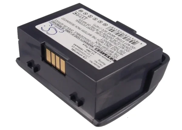 VeriFone VX520, VX670, vx670 wireless credit card mac, VX670 wireless terminal Replacement Battery 1800mAh / 13.32Wh - Image 3