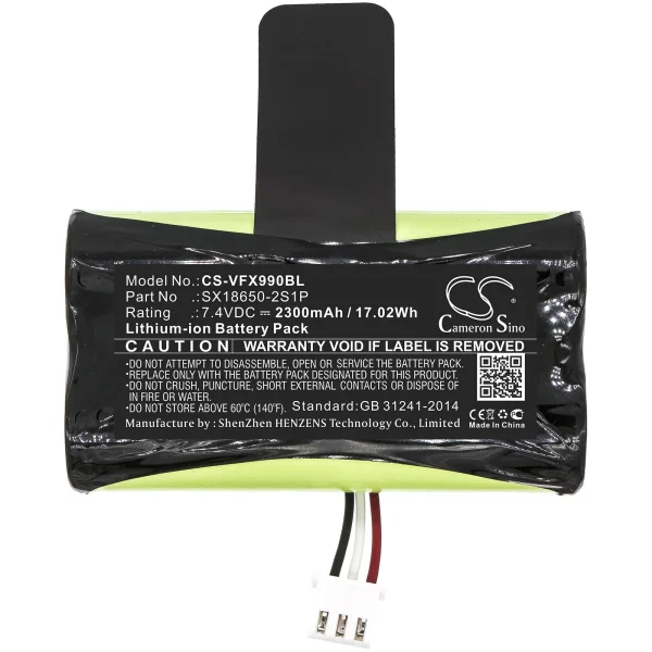 VeriFone X970, X990 Replacement Battery 2300mAh / 17.02Wh