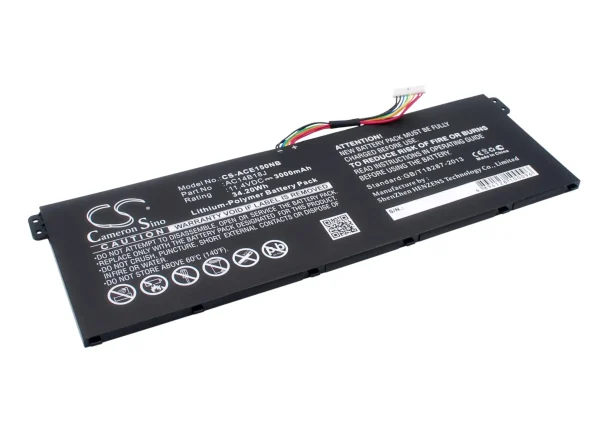 Gateway B116-M, B116-MP, NE513, Series Replacement Battery 3000mAh / 34.20Wh - Image 5