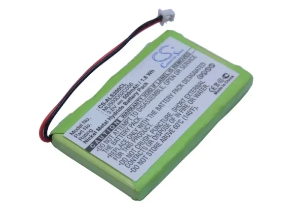 Audioline 591738, G61224XT00, Oyster 200, Oyster 500, Series Replacement Battery 500mAh/1.8Wh