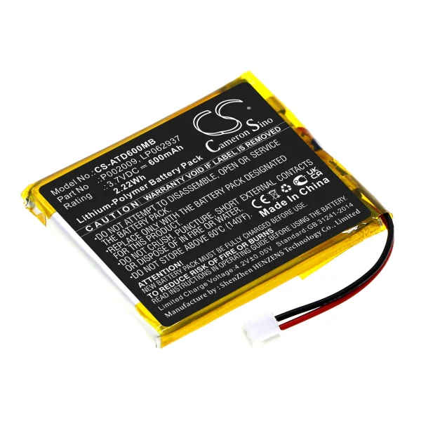 Alecto DBX-60 Series Replacement Battery 600mAh / 2.22Wh - Image 5