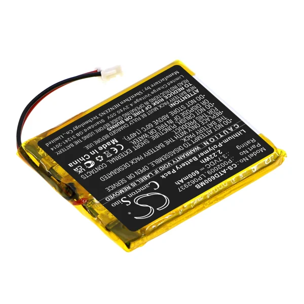 Alecto DBX-60 Series Replacement Battery 600mAh / 2.22Wh - Image 3