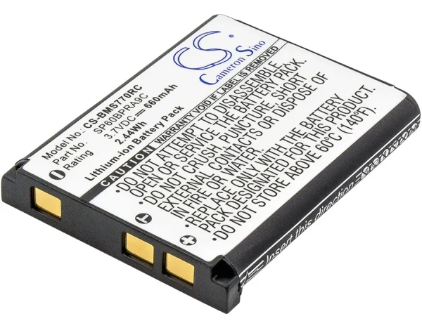 Sony Bluetooth Laser Mouse, VGP-BMS77 Series Replacement Battery 660mAh / 2.44Wh - Image 5