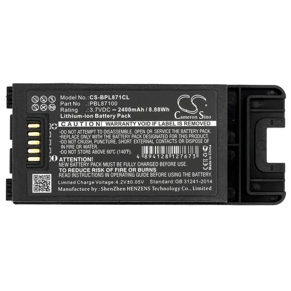 SpectraLink PBL87410, PIVOT 8741, PIVOT 8743, PIVOT 8753, Series Replacement Battery 2400mAh / 8.88Wh