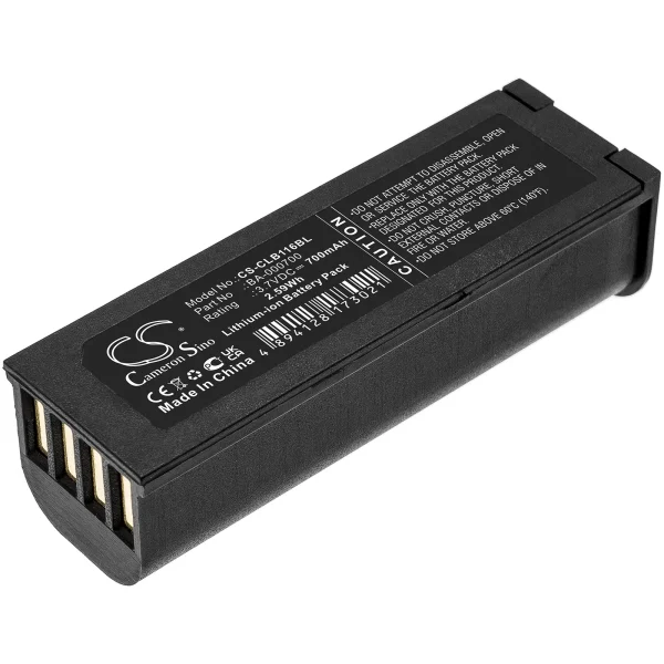 CipherLAB 1166, 1266, CL1160, CL1266 Series Replacement Battery 700mAh / 2.59Wh - Image 2