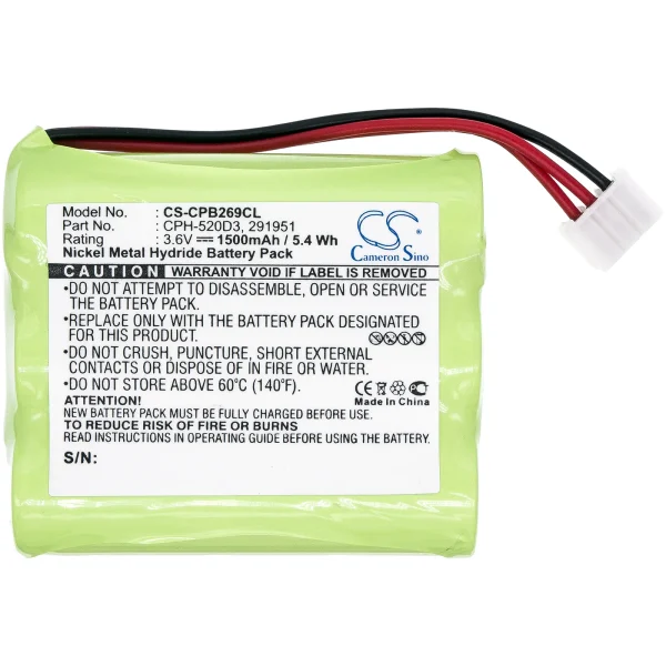 RCA 25450, 25450RE3, 5-2699, H25450RE3, H5450 Series Replacement Battery 1500mAh