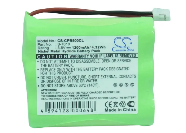 Siemens 240,242, CS240, CS242, Series Replacement Battery 1200mAh