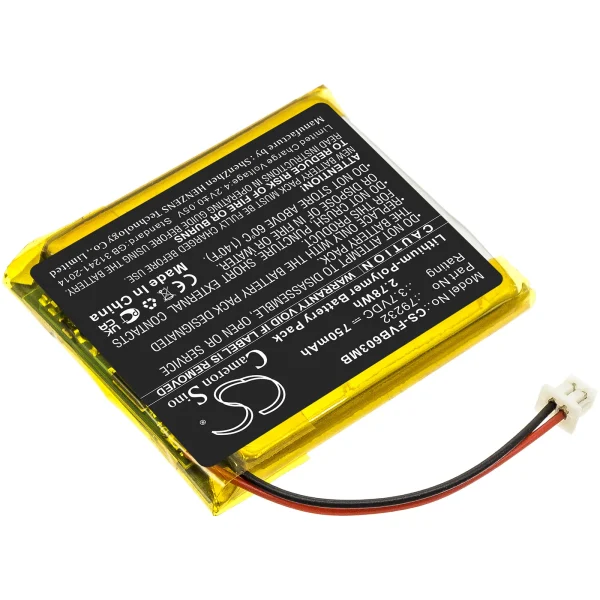 Floureon VB601, VB603, VB605 Series Replacement Battery 750mAh / 2.78Wh - Image 3