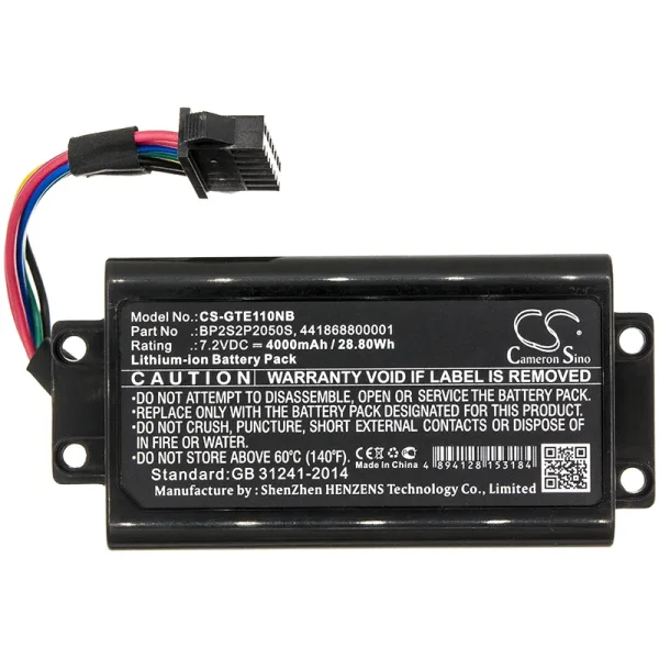 Getac E110 Series Replacement Battery 4000mAh / 28.80Wh