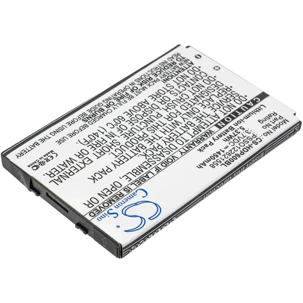 Handheld 6000, 6000LU1, Dolphin 6000 Series Replacement Battery 1450mAh / 5.37Wh - Image 3