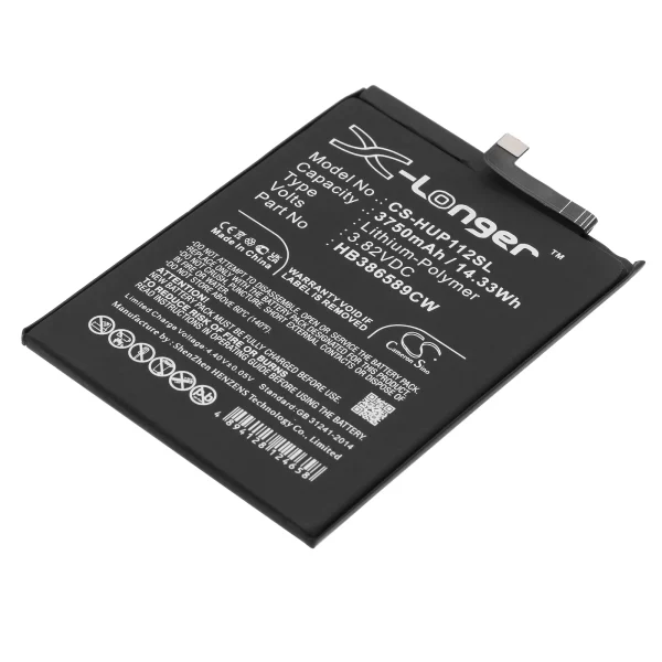 Huawei Berkeley, BKL-AL00, BKL-AL20, BKL-L09, BKL-TL10 Series Replacement Battery 3750mAh / 14.33Wh - Image 4