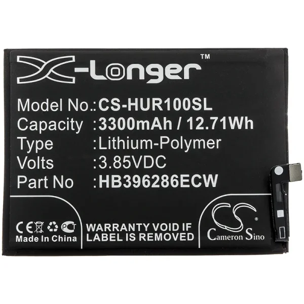 Huawei Enjoy 9S, Honor 10 Lite, HRY-AL00, HRY-AL00a, HRY-TL00 Series Replacement Battery 3300mAh / 12.71Wh