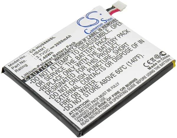 Huawei S8600 Series Replacement Battery 2000mAh/7.4Wh - Image 2