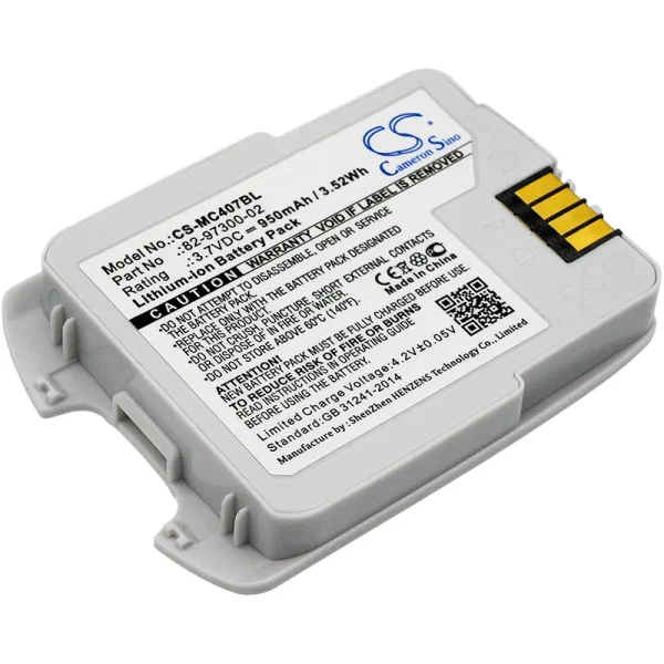 Motorola CS4070, CS4070-SR Series Replacement Battery 950mAh / 3.52Wh - Image 3