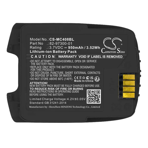 Motorola CS4070, CS4070-SR Series Replacement Battery 950mAh / 3.52Wh