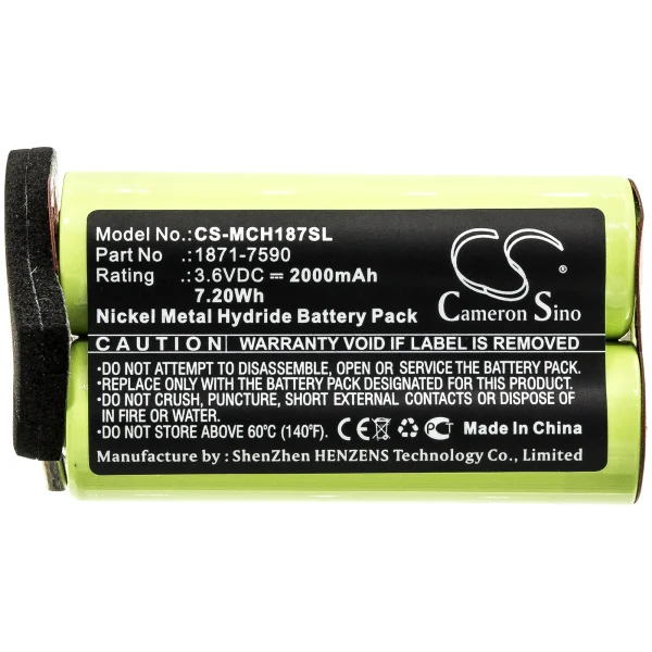 Moser ChromStyle 1871, Super Cordless 1872 clipper, Wella Academy ChromStyle Series Replacement Battery 2000mAh / 7.20Wh