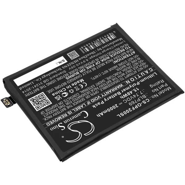 OPPO Find X2, PDEM10 Series Replacement Battery 2000mAh / 15.48Wh - Image 5