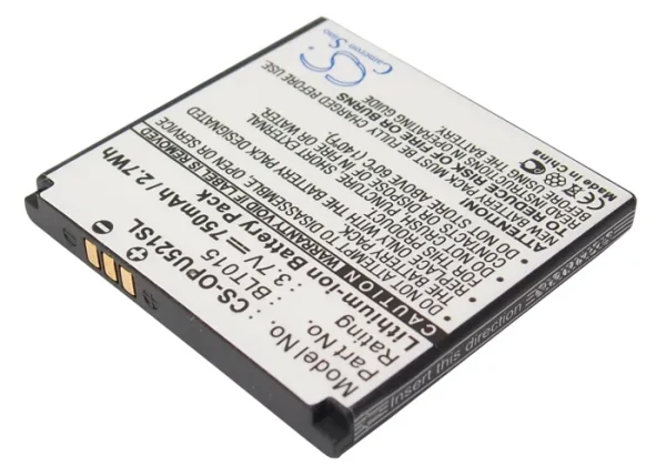 OPPO U521 Series Replacement Battery 750mAh/2.7Wh - Image 3