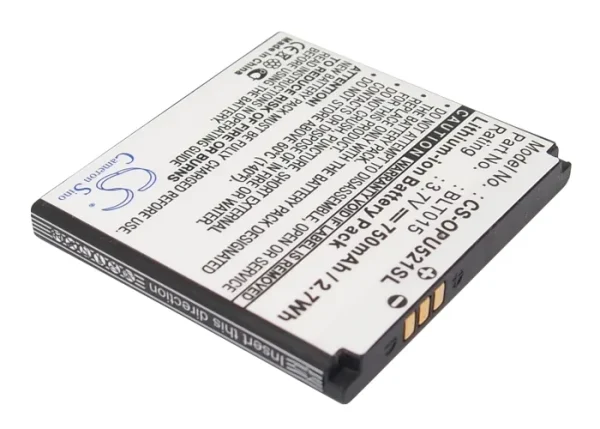 OPPO U521 Series Replacement Battery 750mAh/2.7Wh - Image 4