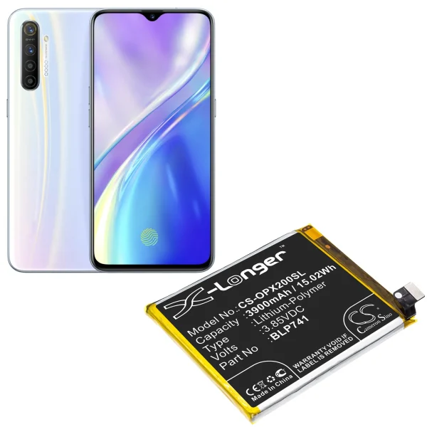 OPPO Realme X2 Series Replacement Battery 3900mAh / 15.02Wh - Image 2