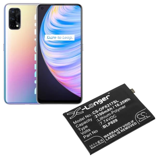 OPPO Realme Q2 Pro, RMX2173 Series Replacement Battery 2100mAh / 16.25Wh - Image 2