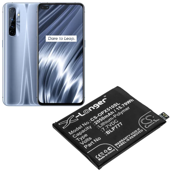 OPPO Realme X50 Pro 5G, RMX2072 Series Replacement Battery 2050mAh / 15.79Wh - Image 4