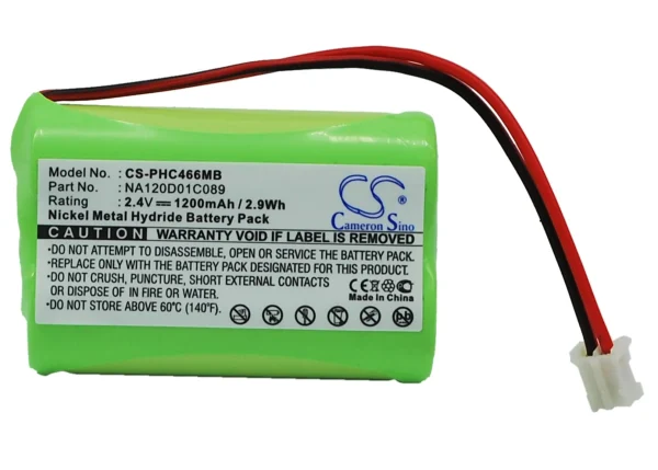 Philips SBC466, SBC-S477, SBC-S484, SBC-SC466, SBC-SC477 Series Replacement Battery 1200mAh