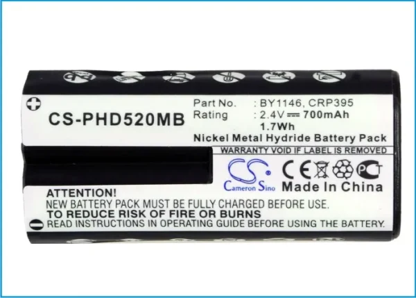 Philips Avent SCD510, Avent SCD510/00, Avent SCD510/75, Avent SCD520, Avent SCD520/00 Series Replacement Battery 700mAh / 1.68Wh