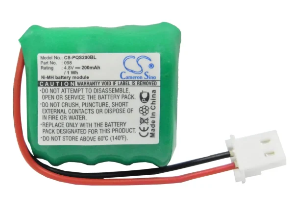 PSC Quick Check 150, Quick Check 200 Series Replacement Battery 200mAh