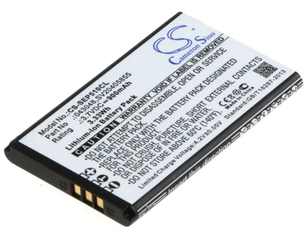 Swissvoice ePure, ePure 6.0, ePure DECT 6.0, ePure Dou, ePure fulleco DUO Series Replacement Battery 900mAh / 3.33Wh - Image 2