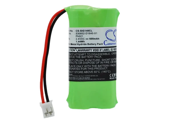 Siemens Gigaset 140 Series Replacement Battery 600mAh