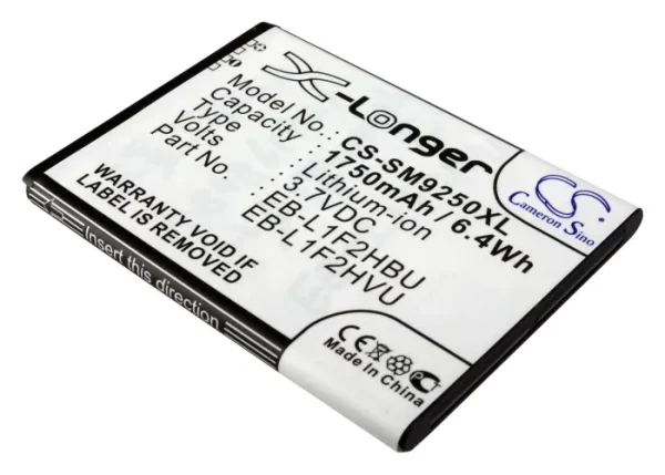 Samsung Galaxy Nexus, Galaxy Nexus 4G LTE, GT-i9250, GT-I9250W, Nexus Prime Series Replacement Battery 1750mAh/6.48Wh - Image 2