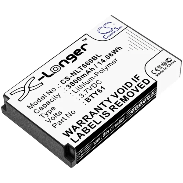 Newland MT60, MT60E, MT60H, MT6550, MT6550 Pro Series Replacement Battery 3800mAh / 14.06Wh - Image 5