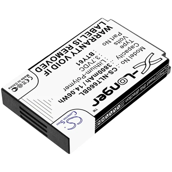 Newland MT60, MT60E, MT60H, MT6550, MT6550 Pro Series Replacement Battery 3800mAh / 14.06Wh - Image 3