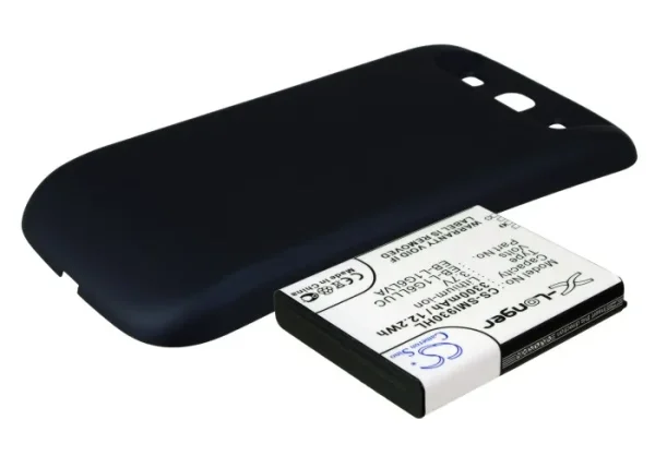 Samsung Galaxy S3, Galaxy SIII, GT-I9300, GT-I9308, SGH-T999V Series Replacement Battery 3300mAh/12.2Wh - Image 3