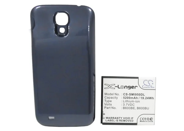 Samsung Galaxy S4, Galaxy S4 LTE, GT-I9500, GT-i9502, GT-i9505 Series Replacement Battery 5200mAh/19.24Wh - Image 5