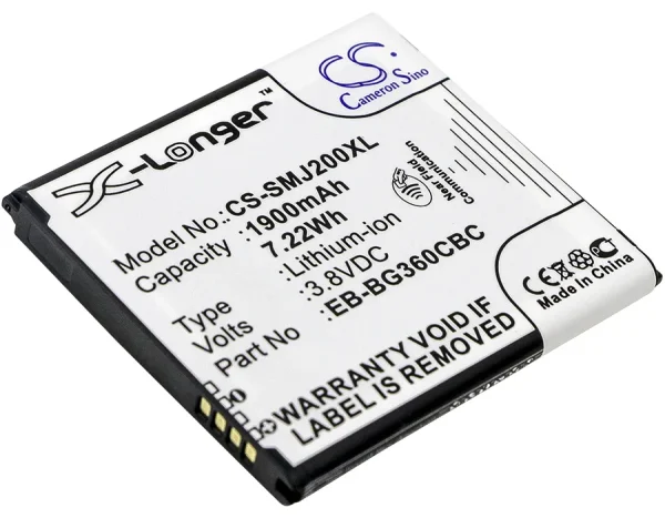 Samsung Galaxy Core Prime, Galaxy Core Prime CDMA, Galaxy Core Prime TD-LTE, Galaxy Core Prime Value Editio, Galaxy J2 Series Replacement Battery 1900mAh / 7.22Wh - Image 4