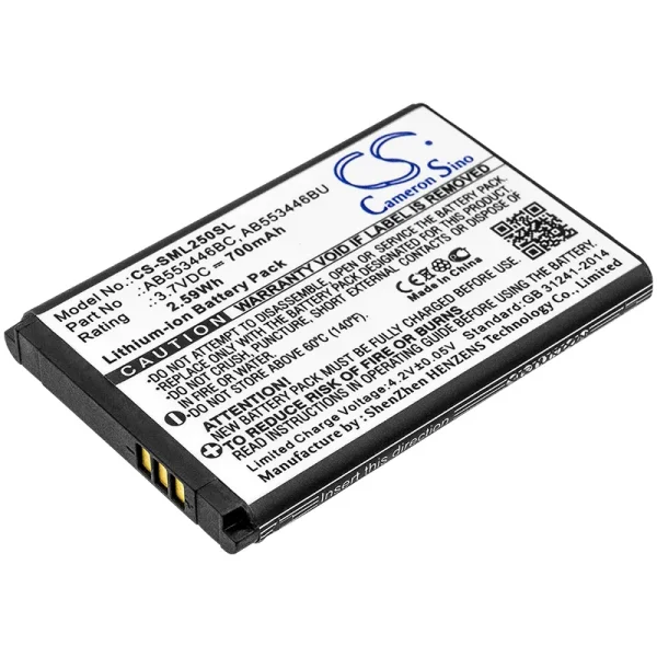 Samsung Beat S, Champ, Diva Diamond, Diva Folder, E2652 Series Replacement Battery 700mAh / 2.59Wh - Image 3