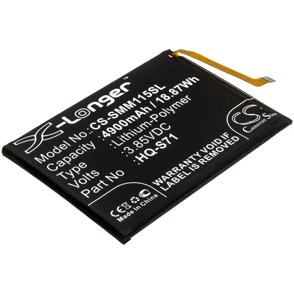 Samsung Galaxy M11, Galaxy M11 2020, M-M115F/DS, SM-M115, SM-M115F Series Replacement Battery 4900mAh / 18.87Wh - Image 2