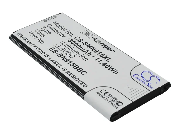 Samsung Galaxy Note Edge, Note Edge 4G, SM-N915, SM-N9150, SM-N915A Series Replacement Battery 3000mAh / 11.40Wh - Image 2