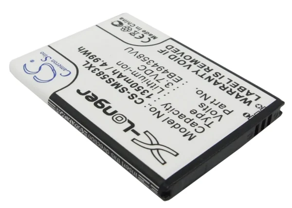 Samsung Ace, Cooper, Galaxy Ace, Galaxy Fit, Galaxy Gio Series Replacement Battery 1350mAh / 5.00Wh - Image 5