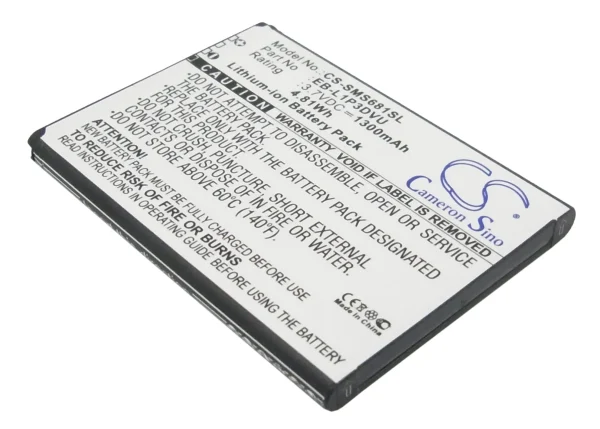 Samsung Galaxy Ace Duos, Galaxy Fame, Galaxy Fame Lite, GT-S6790, GT-S6790N Series Replacement Battery 1300mAh / 4.81Wh - Image 4