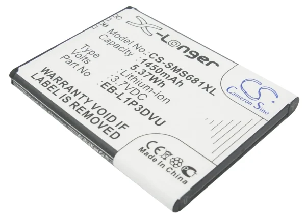 Samsung Galaxy Ace Duos, Galaxy Fame, Galaxy Fame Lite, GT-S6790, GT-S6790N Series Replacement Battery 1450mAh / 5.37Wh - Image 3