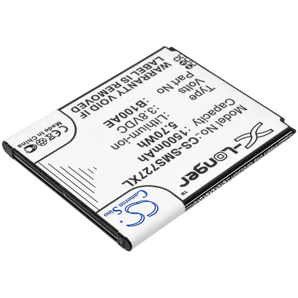 Samsung Galaxy Ace 3, Galaxy Ace 3 3G, Galaxy Ace 4 Neo, Galaxy Star Plus, Galaxy Star Pro Series Replacement Battery 1500mAh / 5.70Wh - Image 2