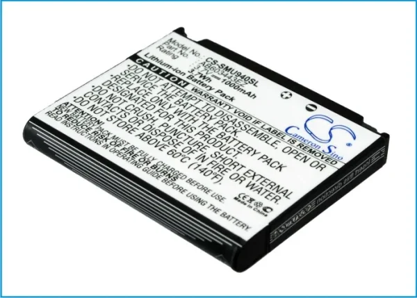 Samsung SCH-U940, SCH-U940v Series Replacement Battery 1000mAh - Image 2