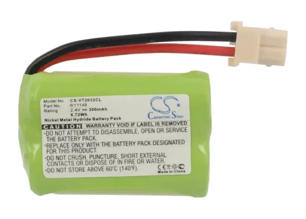 V Tech VT2032, VT2032RD, VT2032WT Series Replacement Battery 300mAh