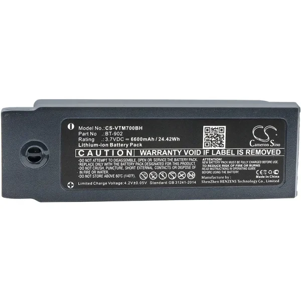 Vocollect A700, A710, A720, A730, Talkman A700 Series Replacement Battery 6600mAh / 24.42Wh