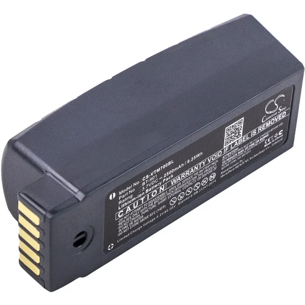 Vocollect A700, A710, A720, A730, Talkman A700 Series Replacement Battery 2500mAh / 9.25Wh - Image 4